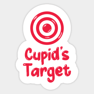 Cupid Bow, Cupid Arrow, Cupid Target Sticker